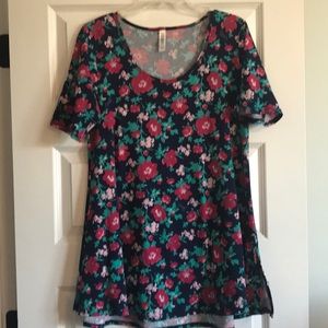 Floral Lularoe perfect tee